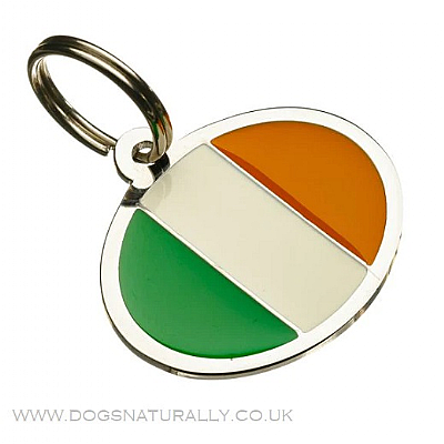 Irish Flag Dog Tag (Oval)